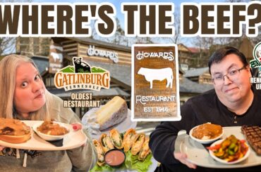 We Ate at Howard’s, the Oldest Restaurant in Gatlinburg! Best Italian Construction Walkthrough!