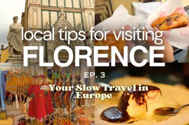 Slow Walk in Florence | Top 5 Unusual Shops, Foods and Cafes | Italy Slow Travel Vlog | EP. 3
