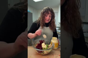 I’m calling this the “Tour of Italy”…of mayo salads #Chickensalad #tunasalad #chickpeasalad