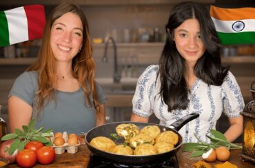 Italian Girl Learns Authentic Indian Cooking