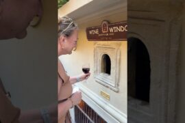 Wine Window in Florence, Italy🇮🇹 #shorts #shortvideo #viral #video #trending #travel #vlog #love