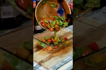 Bruschetta Salad! Salads Don't Have To Be Boring! #healthycooking #cookingchannel #saladrecipe