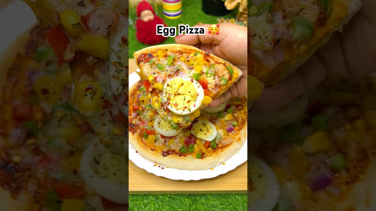 1 Egg Se Bana Pizza 😳🔥 | 5 Minute Egg Pizza Recipe #shorts #recipe #pizza #food #cooking #egg #yt 1 Egg Se Bana Pizza 😳🔥 | 5 Minute Egg Pizza Recipe #shorts #recipe #pizza #food #cooking #egg #yt
