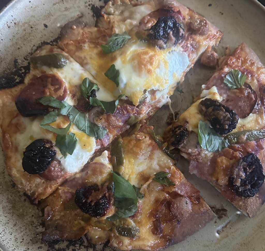 Brunch pizza
