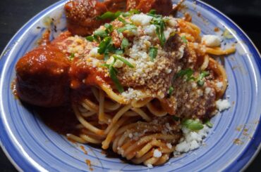 Nonna's spaghetti and meatballs
