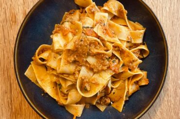 Pappardelle alla Bolognese