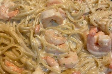 Pasta with shrimp is my favorite dish, do you like seafood?😋