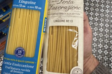 Pasta Colour: De Cecco seems lighter than Rummo?