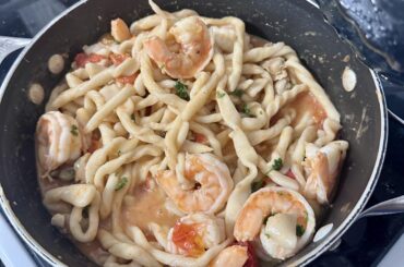 Strozzapreti ai fruiti di mare