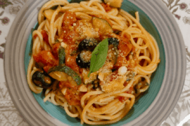 Tomato & Zucchini Spaghetti