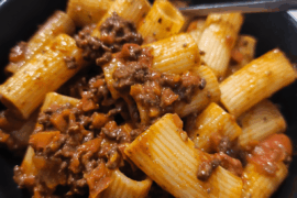 First time making Rigatoni Bolognese!