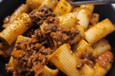 First time making Rigatoni Bolognese!