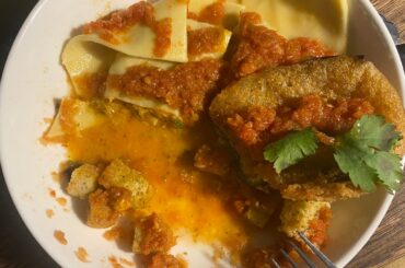 Chile Relleno Ravioli Uovo