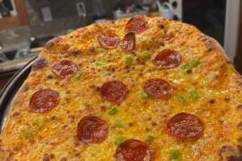 Here’s my first attempt at pizza in years :) we loved it!