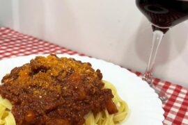 5 hours slow cooked Bolognese ragu