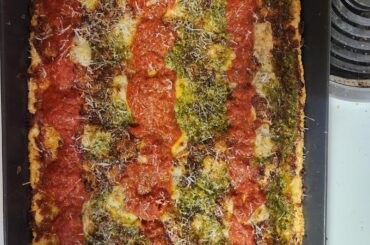 Sicilian style in a Lloyd's pan