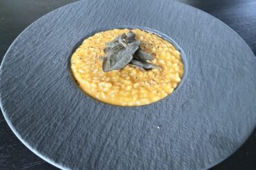 Pumpkin risotto first attempti