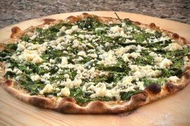 Indian inspired thin crust