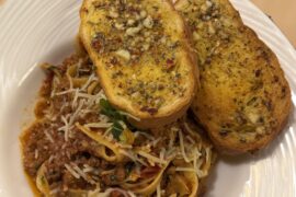 Fettuccine Lamb Bolognese