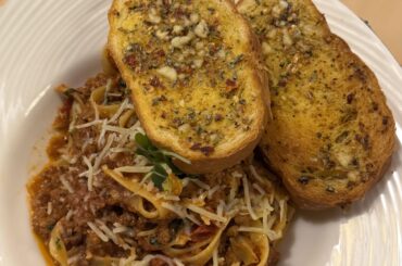 Fettuccine Lamb Bolognese