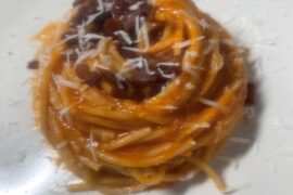 Amatriciana is my favorite pasta