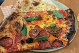 A few slices from GiGi's Pizza (Bristol, UK)