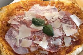 Parmesan pizza (electric oven)