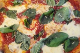 Margherita pizza home oven