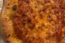 Not Another Super Bowl pie. Homemade on a stone.