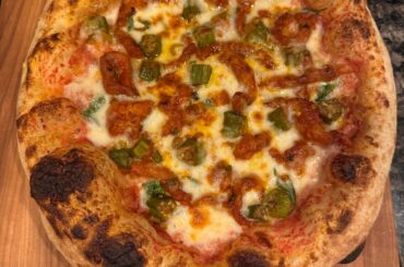 Indian Leftovers Pizza