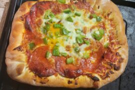 Put italian sausage in the crust