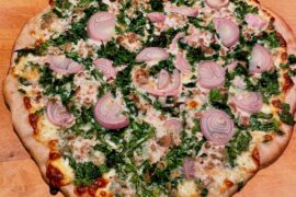 Informal review of the NYT creamed kale pizza recipe