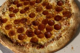 18 inch NY Style in a home oven.