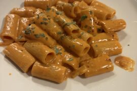 Made rigatoni vodka sauce for my fiancée for Valentine’s Day