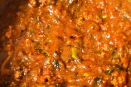 Bolognese with maple smoked beef