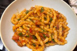 Spicy Mackerel Pasta