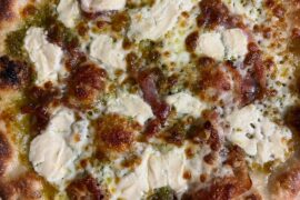 First attempt at a white-ish pizza on my pizza steel