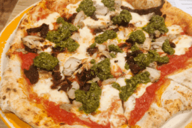 Pizza with Pesto