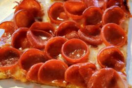 Pepperoni Slice @ DeLaurenti Food & Wine, Seattle WA