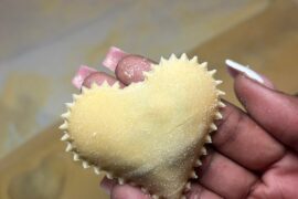 spinach parm ricotta ravioli for V Day