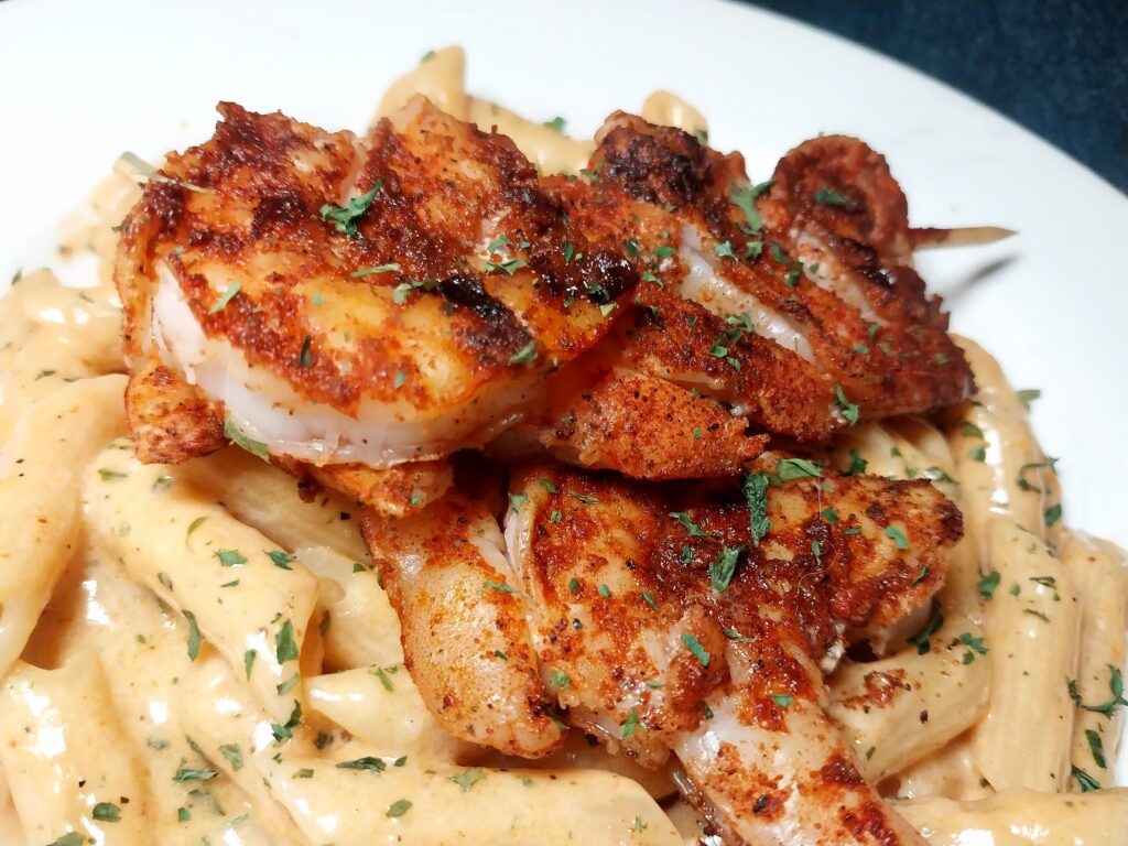 Cajun shrimp pasta
