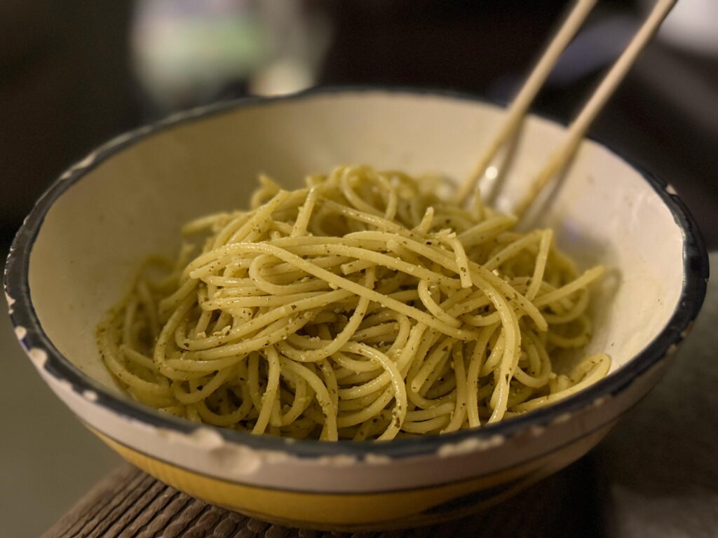 Late night drunk simple spag