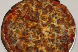 My first go at Chicago thin. Any tips on keeping the crust from burning?