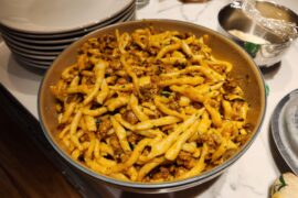 Strozzapreti con Salsiccia e Porcini