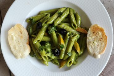 Cooked this pesto pasta today 😋