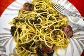 Pasta broccoli e salsiccia