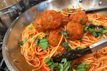 Got the mama Mancini giant meatballs from Costco when they were on sale. Easy to follow instructions