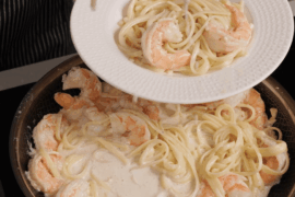 Creamy Garlic Shrimp Pasta