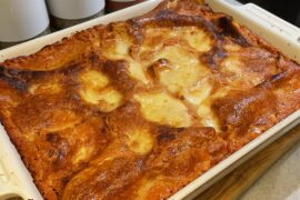 Classic Moussaka with Golden Béchamel Crust [Homemade]