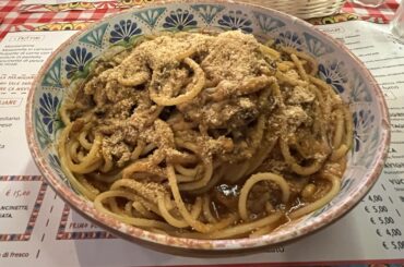 Pasta con le Sarde - Osteria lo Bianco, Palermo
